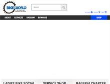Tablet Screenshot of bikeworldiowa.com